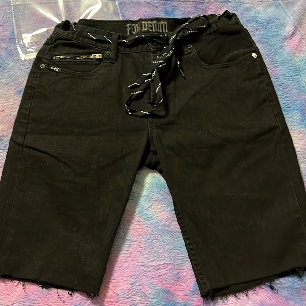 Fox denim cutoff shorts NWOT